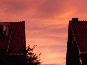roof sky open window