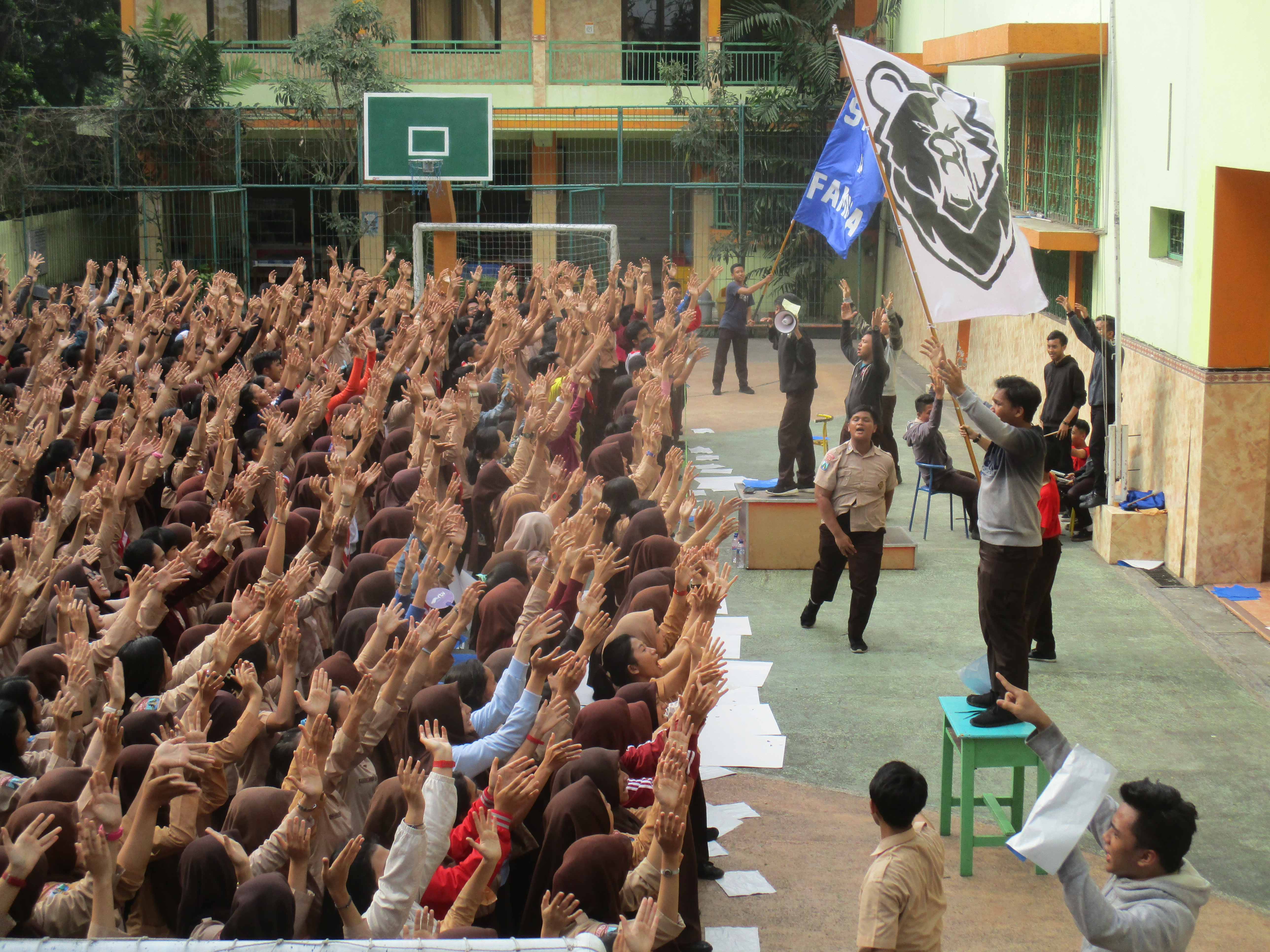 basketball tournament pep rally