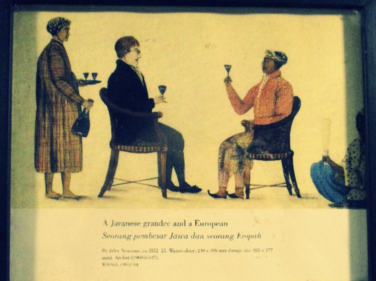 Javanese grandee and a European
