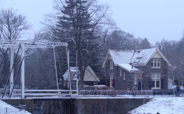 house and bridge