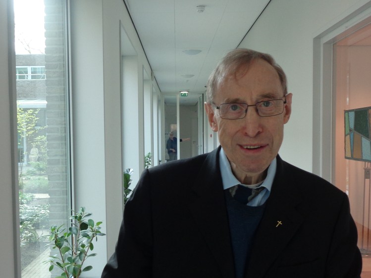 Pater Kuijs on his 87th birthday