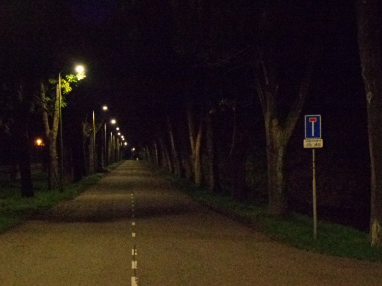 end point of lines and light