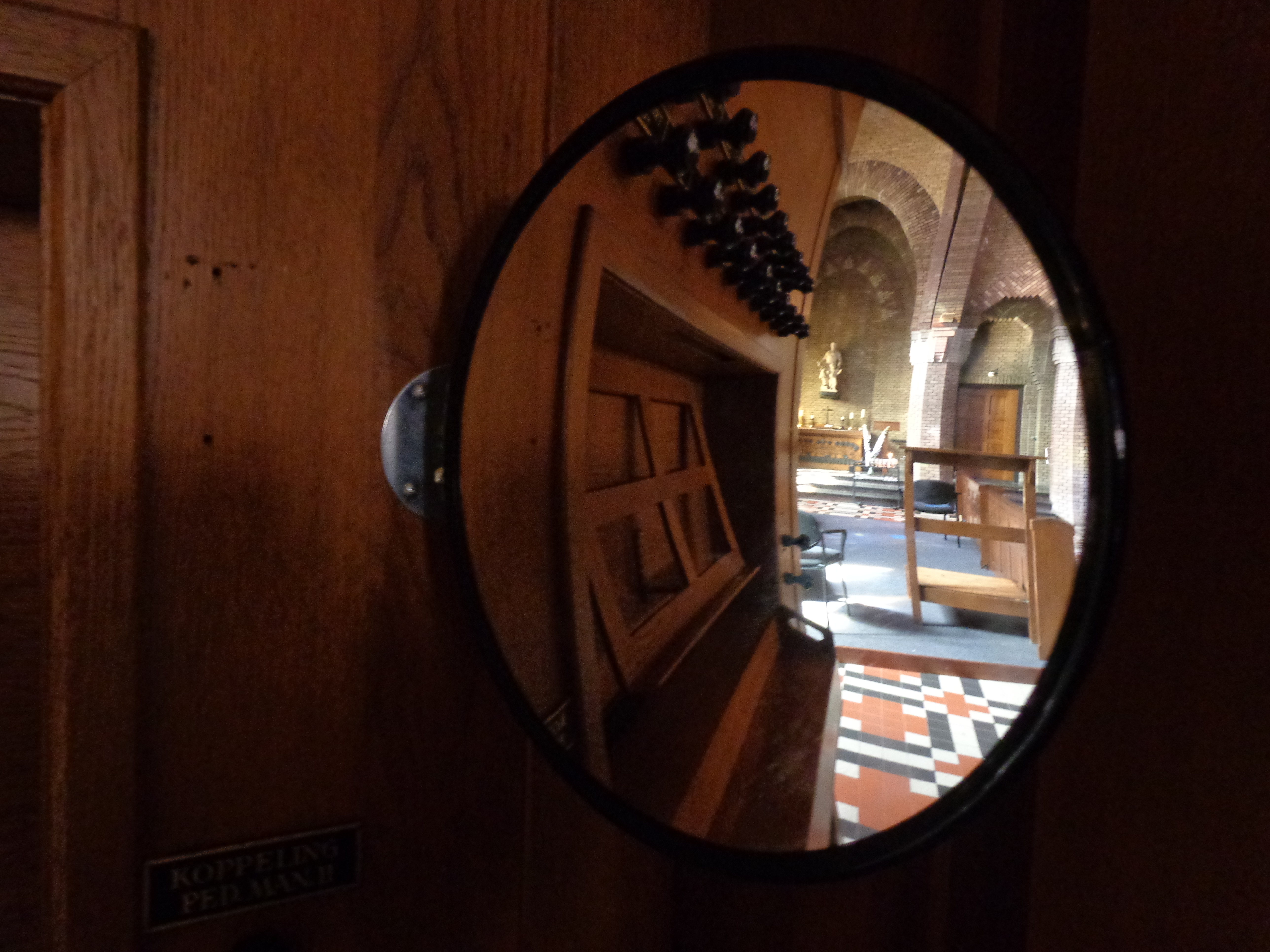 what the organist sees