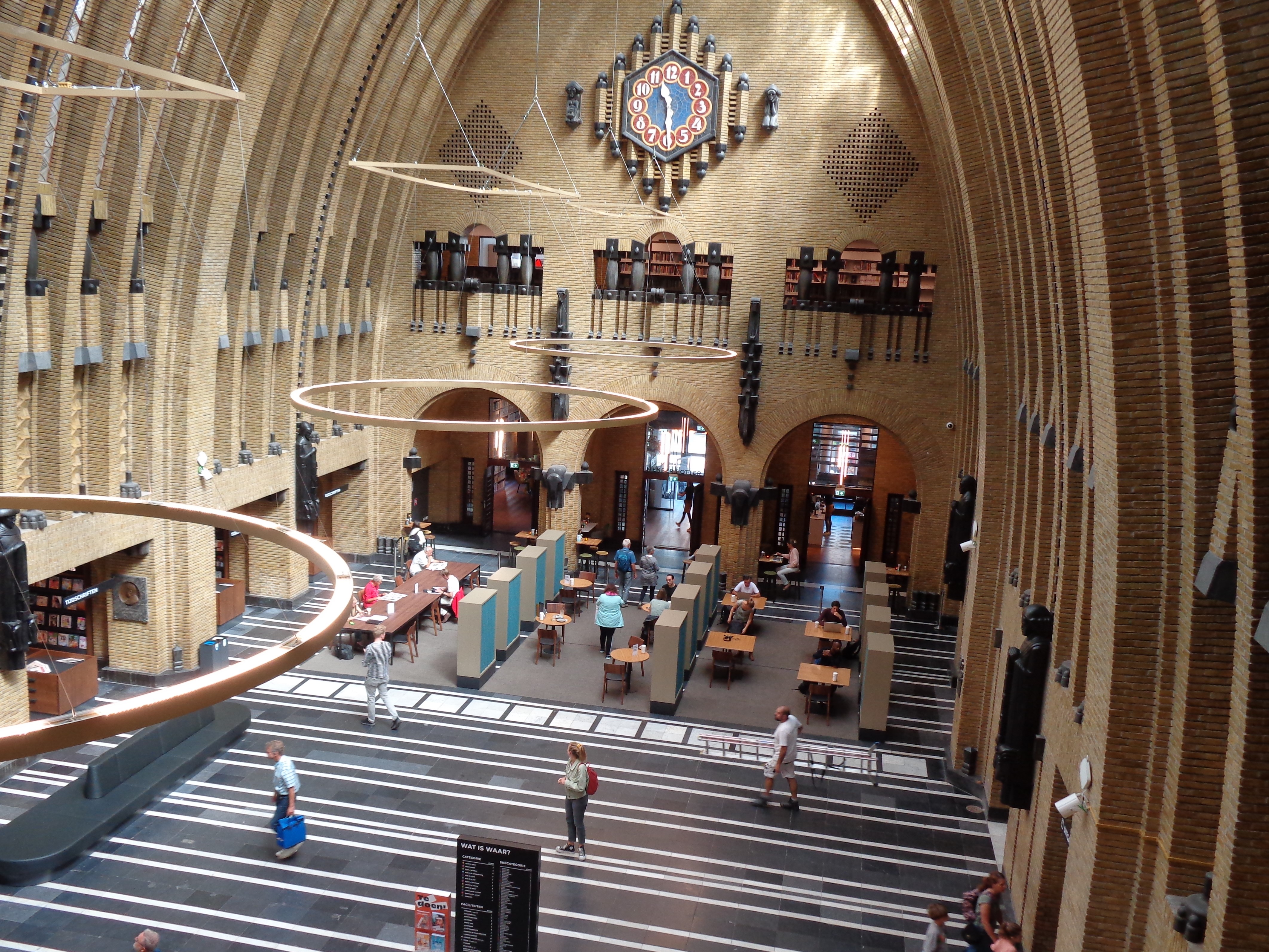 ladder in the library